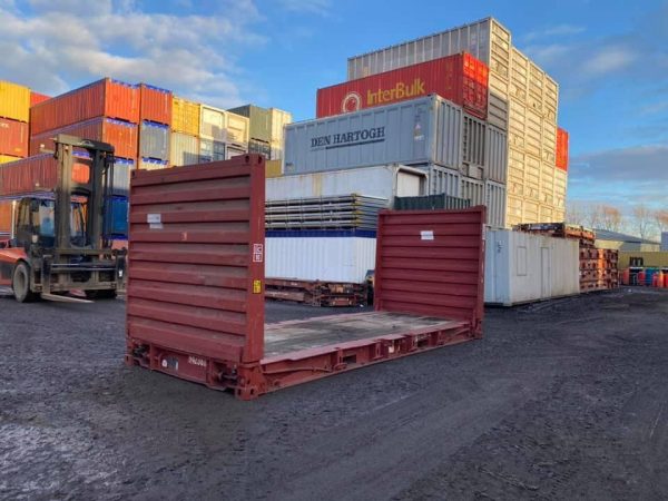 20ft Flat Rack Shipping Containers for sale