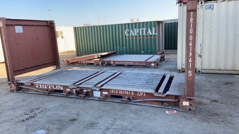 Buy 20ft Flat Rack Shipping Containers