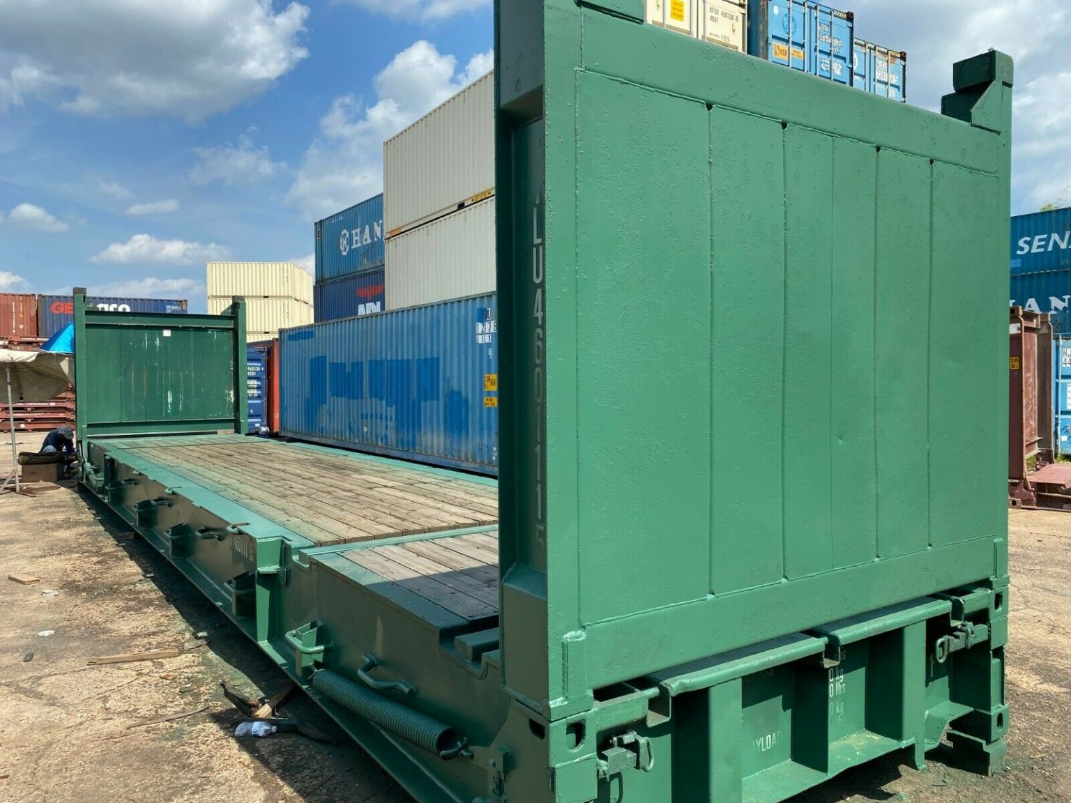 Buy 40ft Flat Rack Shipping Container