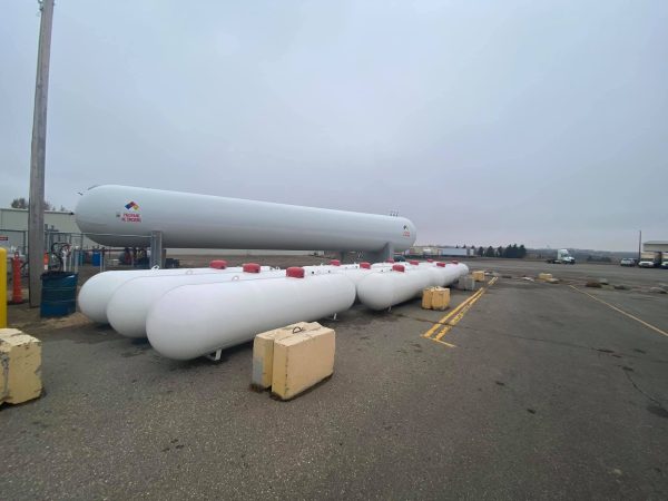 New load of 1000 gallon underground tanks TX